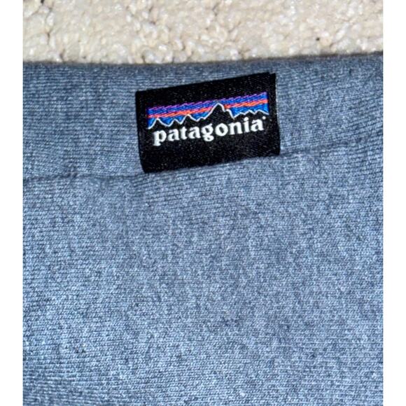 Patagonia‎ Men’s Uprisal Hoodie Sweatshirt Large Blue Gray Logo Pullover - Picture 7 of 9